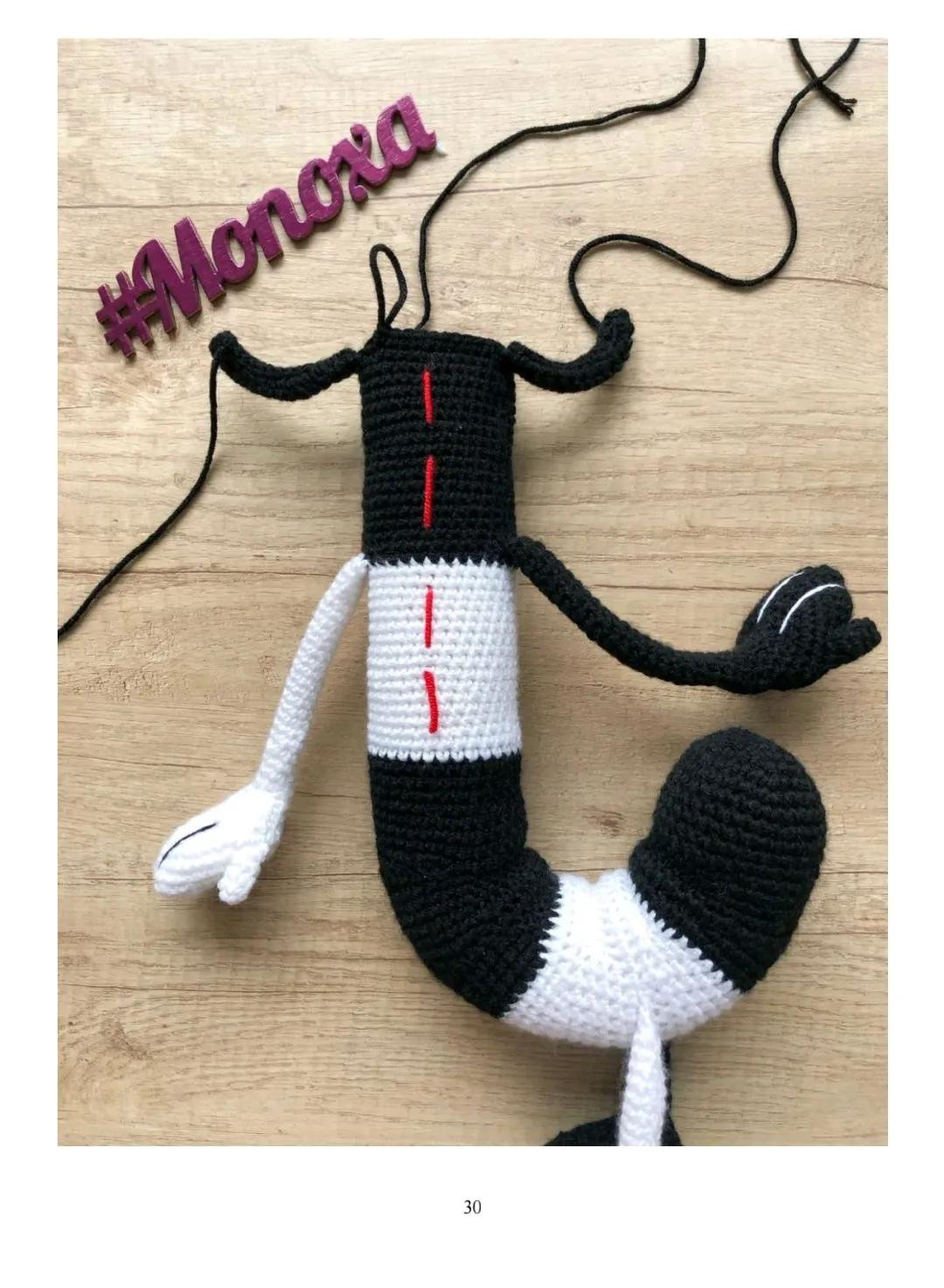 Crochet Pattern: Oblina Amigurumi Doll - Part 2 Final Steps