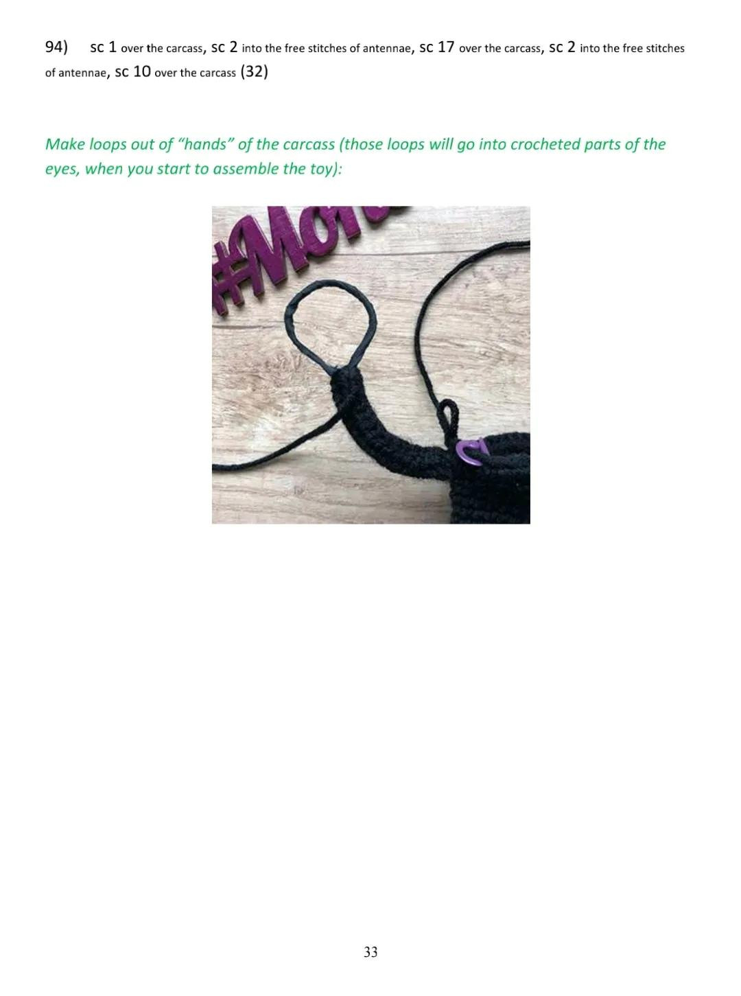 Crochet Pattern: Oblina Amigurumi Doll - Part 2 Final Steps