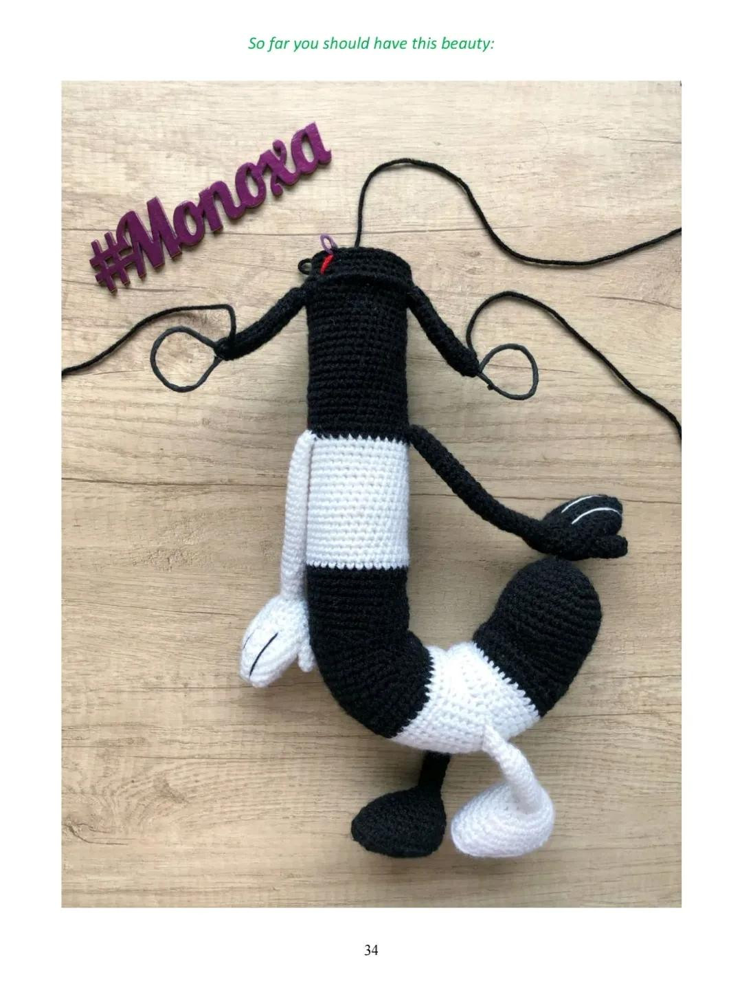 Crochet Pattern: Oblina Amigurumi Doll - Part 2 Final Steps