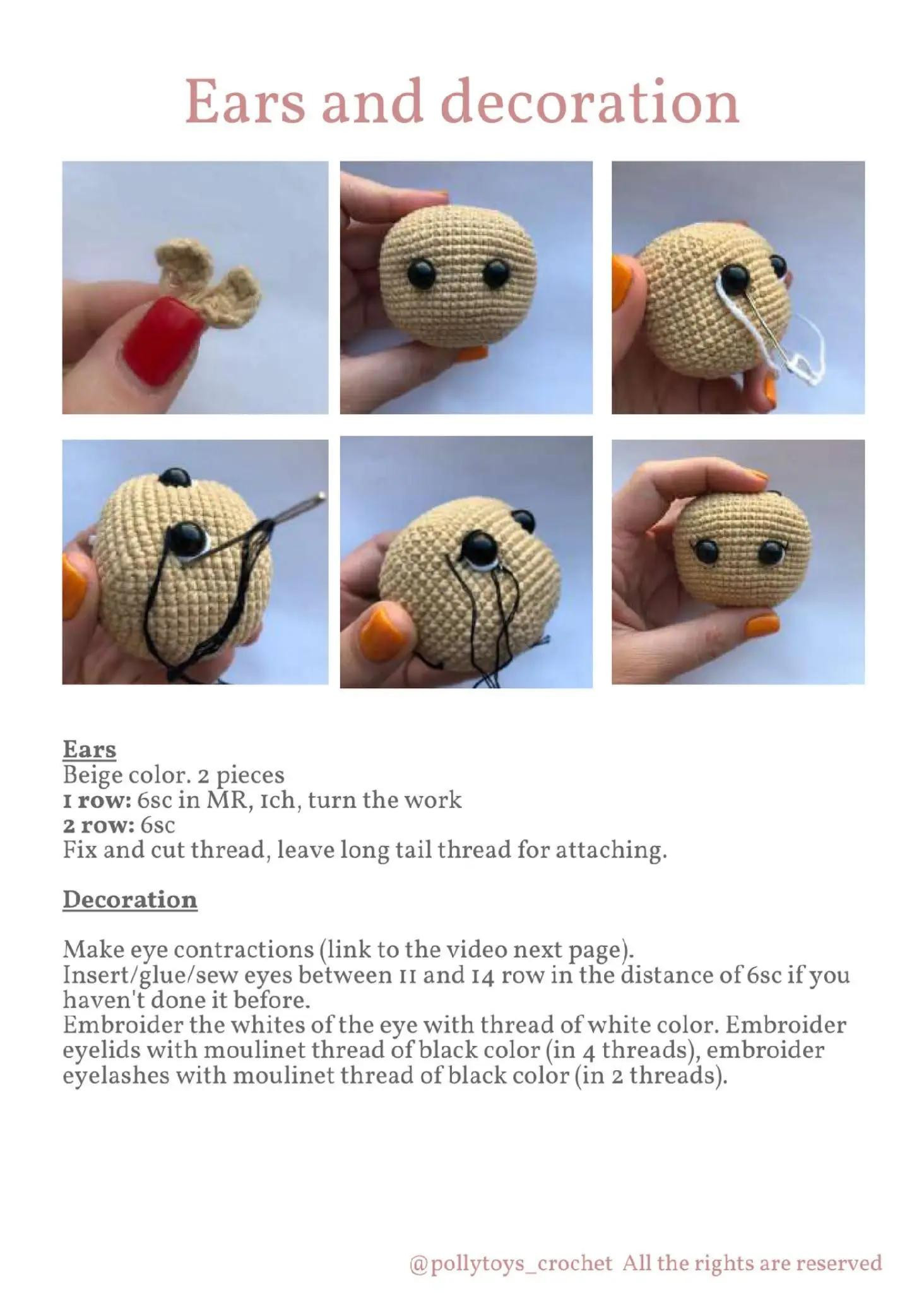 Crochet Pattern: Penny the Tennis Player Doll - Legs and Shoes Tutorial