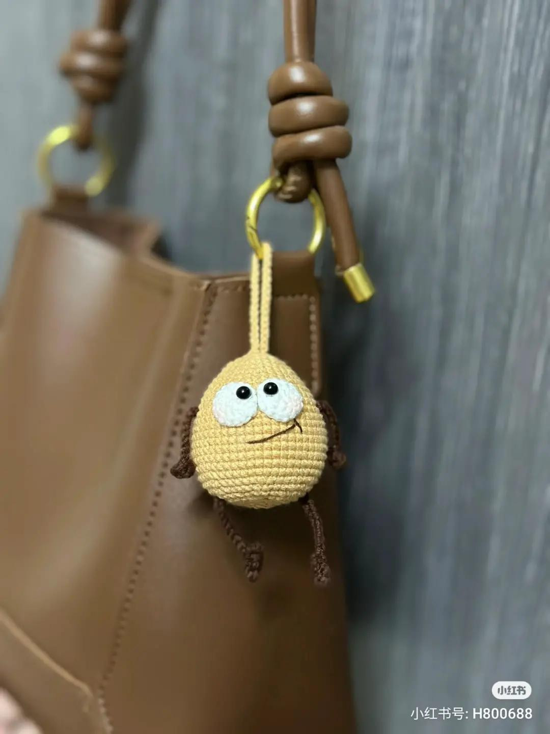Crochet Pattern: Quirky Egg Amigurumi Keychain Tutorial