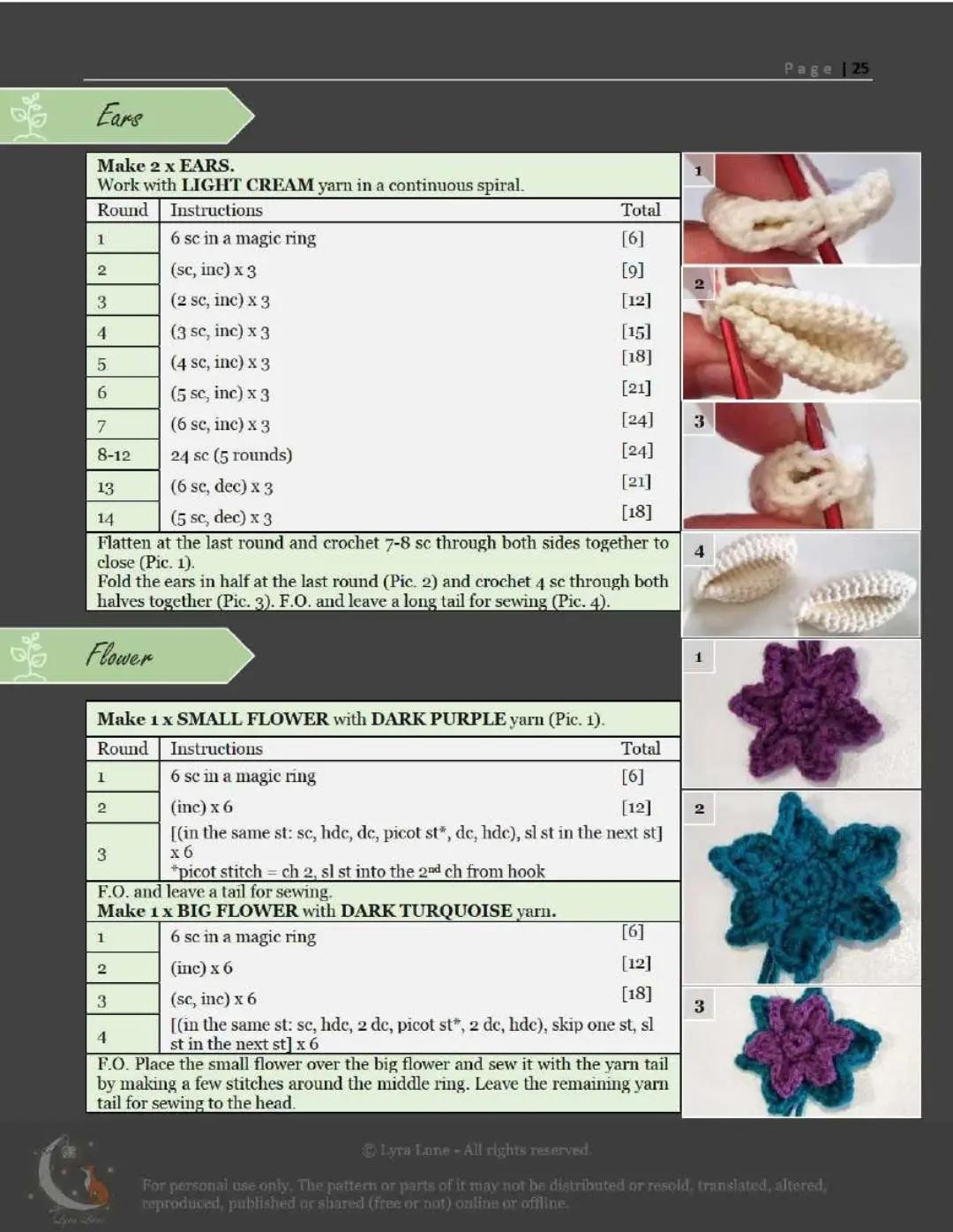 Crochet Pattern: Rhodotus Mushroom Amigurumi Doll