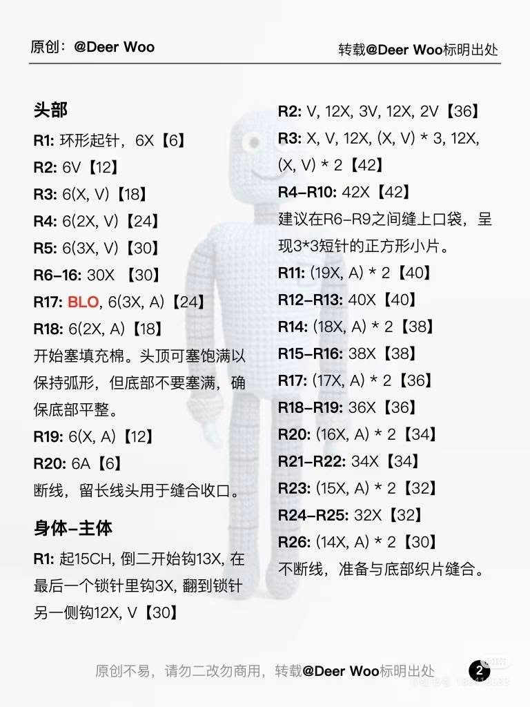 Crochet Pattern Robot Dreams Doll Tutorial