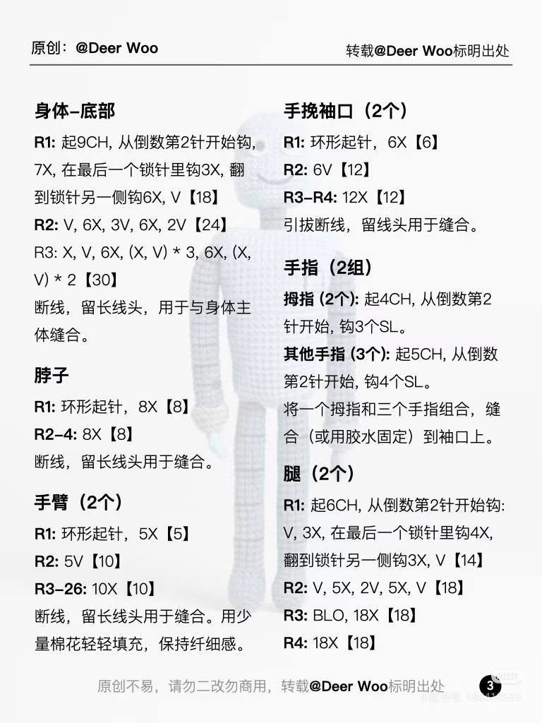 Crochet Pattern Robot Dreams Doll Tutorial