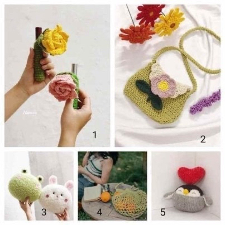 Crochet Pattern: Rosalinda Doll with Green Dress and Flower Crown