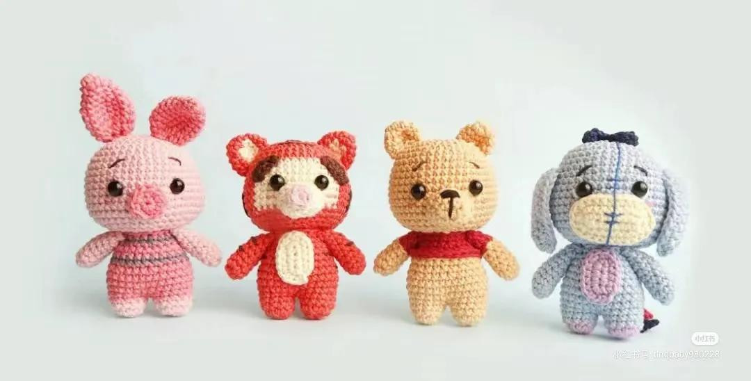 Crochet Pattern: Simple Version Piglet Amigurumi Tutorial