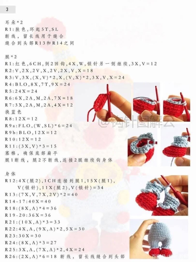 Crochet Pattern: Smiling Clown Amigurumi Doll Tutorial