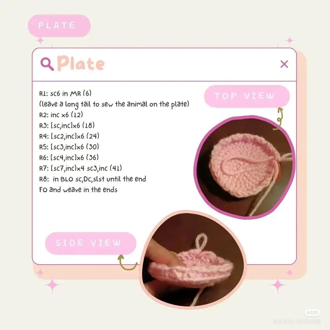 Crochet Pattern: Stacked Bear and Bunny Amigurumi Doll