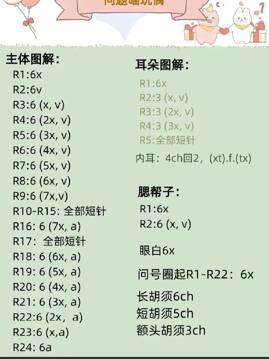 Crochet Pattern Tutorial: Crazy Hair Grandma Amigurumi Doll with Chart and Sewing Guide