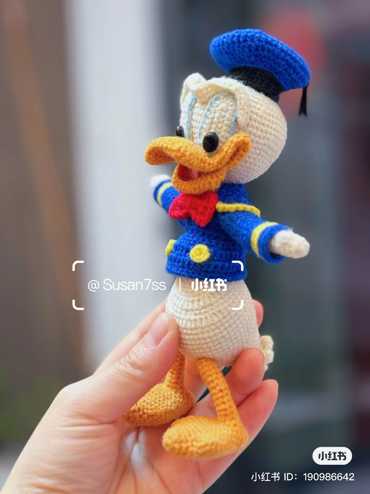 Crochet Pattern Tutorial: Donald Duck Amigurumi Doll