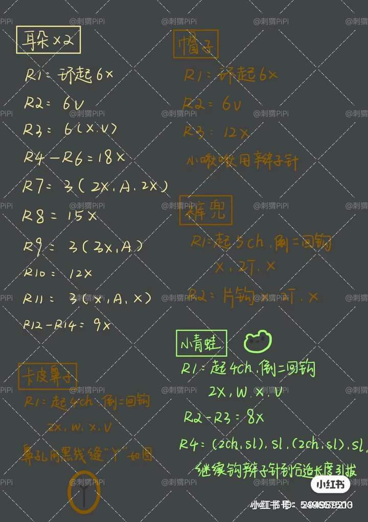 Crochet Pattern Tutorial for Brown Bear in Yellow Dog Costume