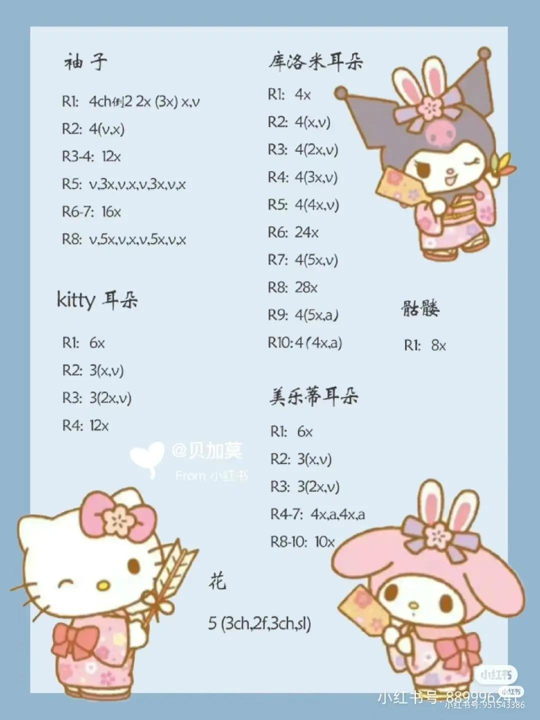 Crochet Pattern Tutorial for Cute Yellow Kero Keychain Doll with Wings and Red Bow