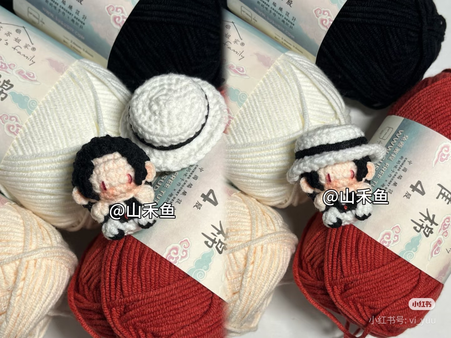 Crochet Pattern Tutorial for Demon Slayer Muzan Kibutsuji Doll