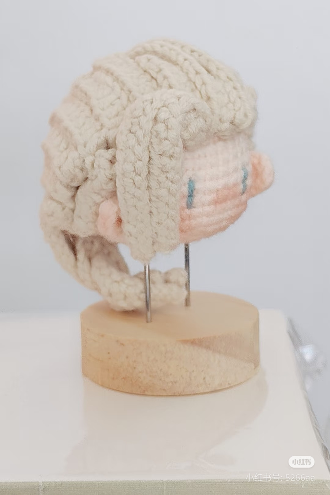 Crochet Pattern Tutorial for Shikizaki Hayato Amigurumi Head and Hair