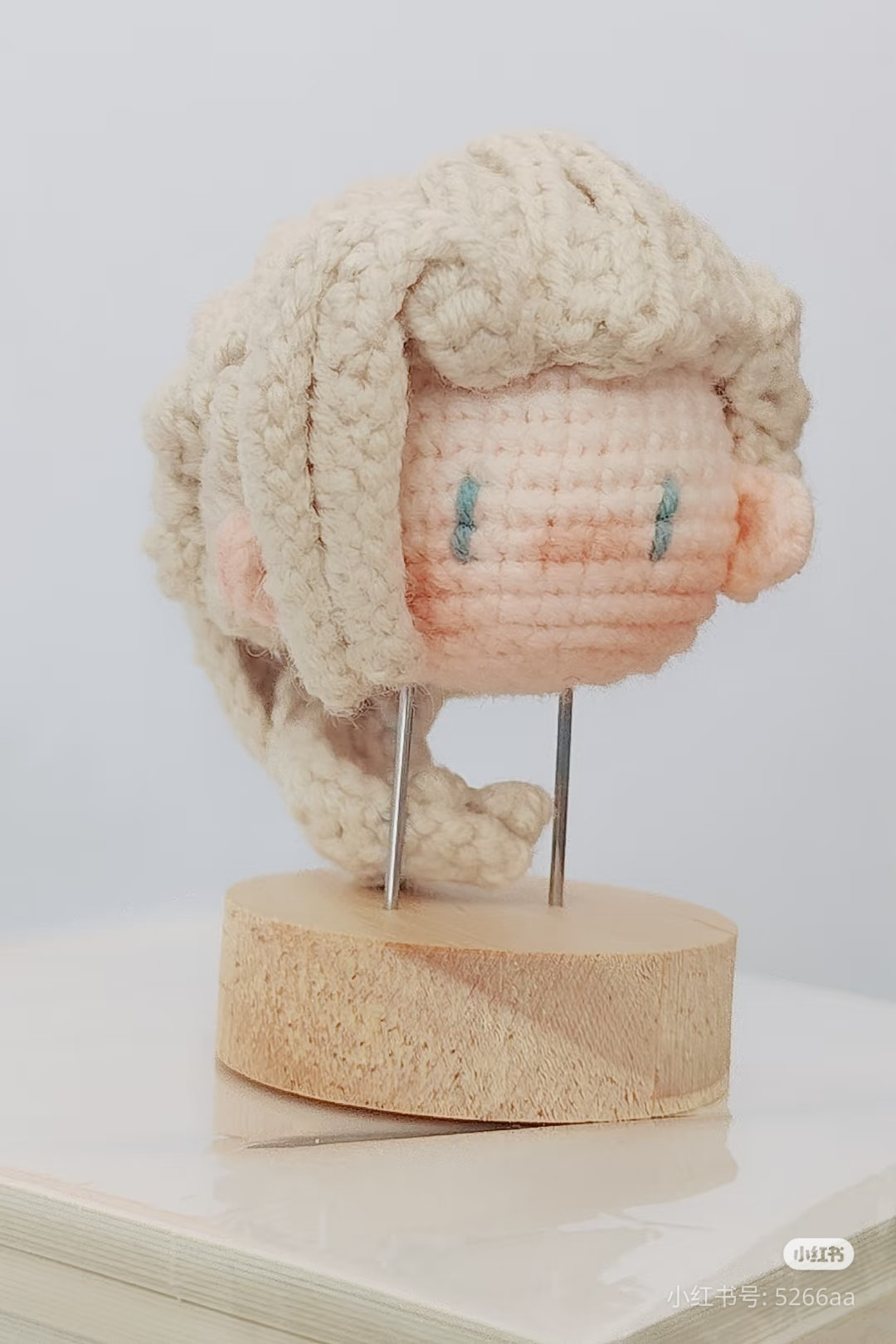 Crochet Pattern Tutorial for Shikizaki Hayato Amigurumi Head and Hair