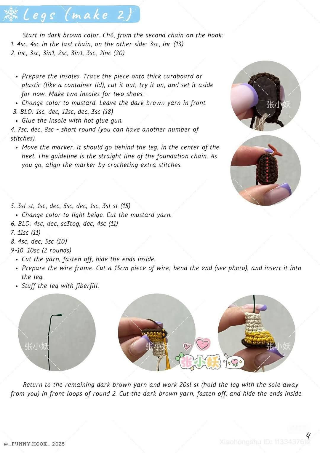 Crochet Pattern Tutorial: Mrs. Claus Doll