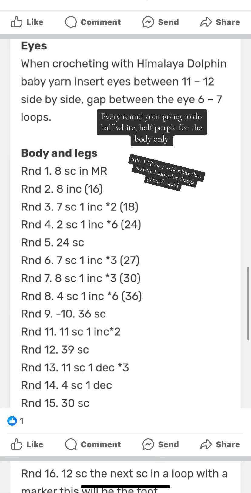 Crochet Pattern: Two-Tone Frankenstein Bunny Amigurumi