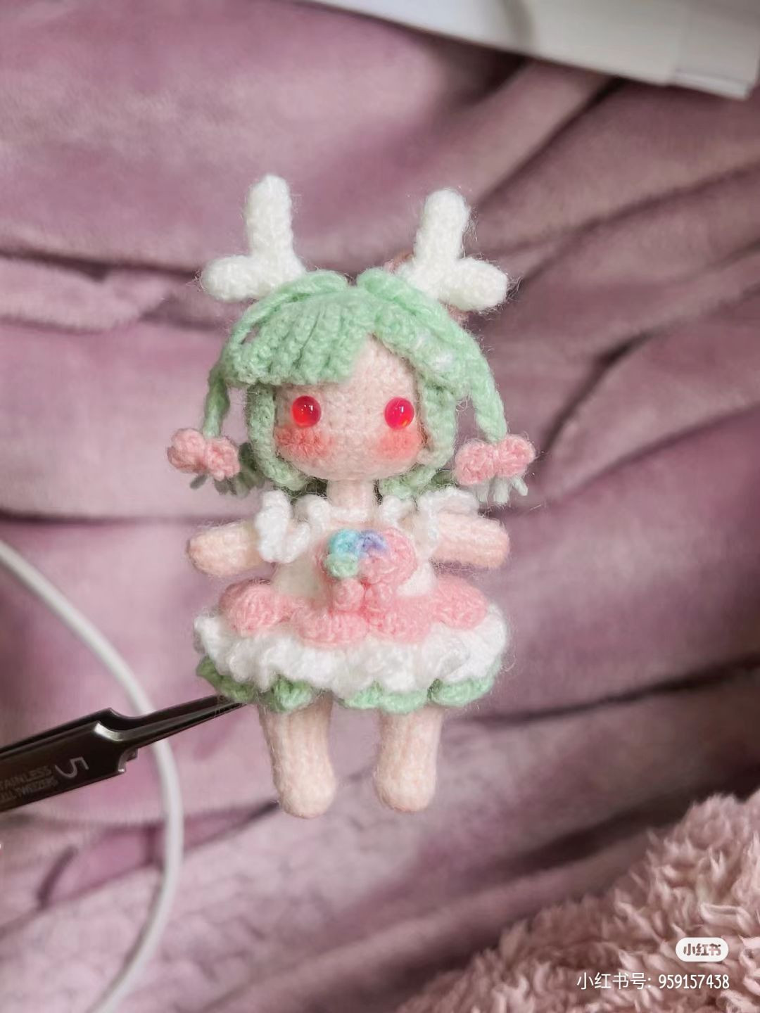 Crochet Pattern: Yao Time's Wish Deer Girl Doll