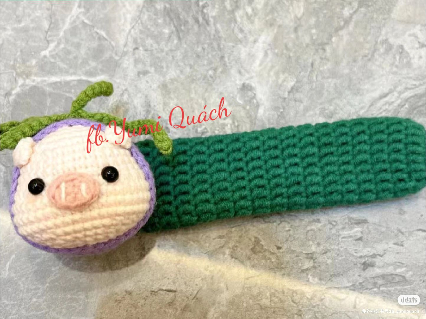 Crochet Patterns for Christmas Bunny, Santa Claus, and Bamboo Door Handle Covers