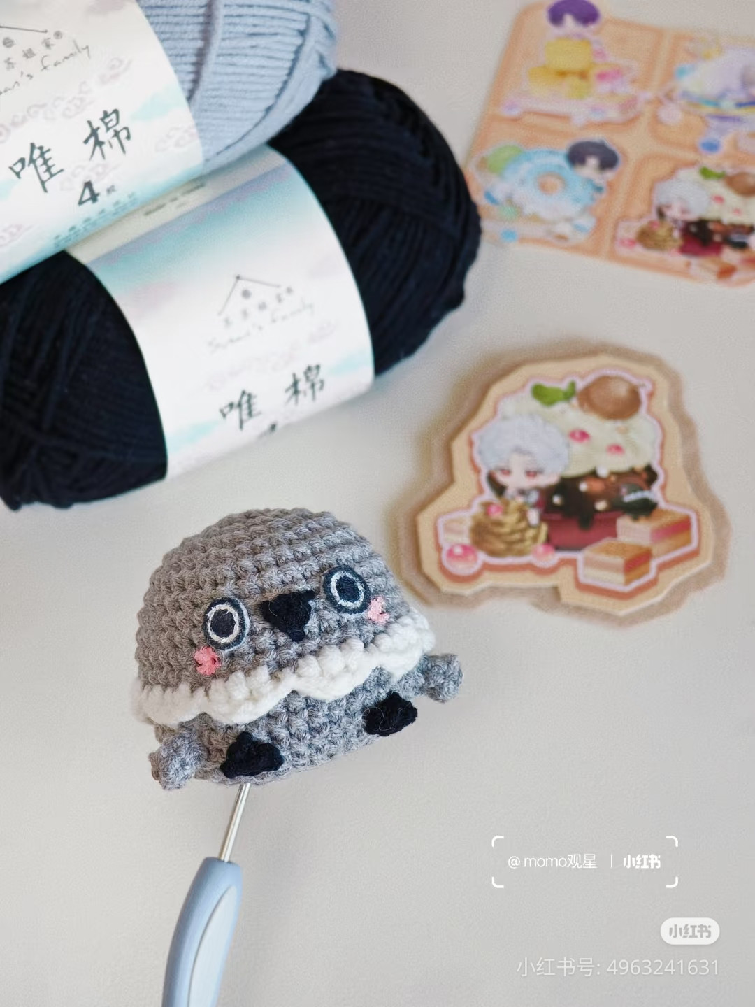 Crochet Patterns for Cute Food Amigurumi: Angry Crow, Snowman, and Bear
