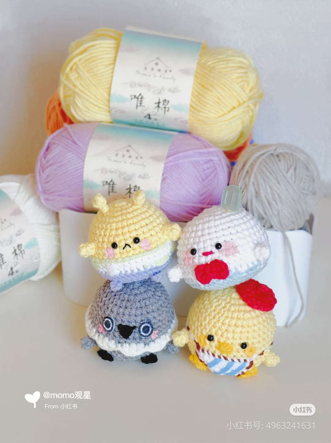 Crochet Patterns for Cute Food Amigurumi: Angry Crow, Snowman, and Bear