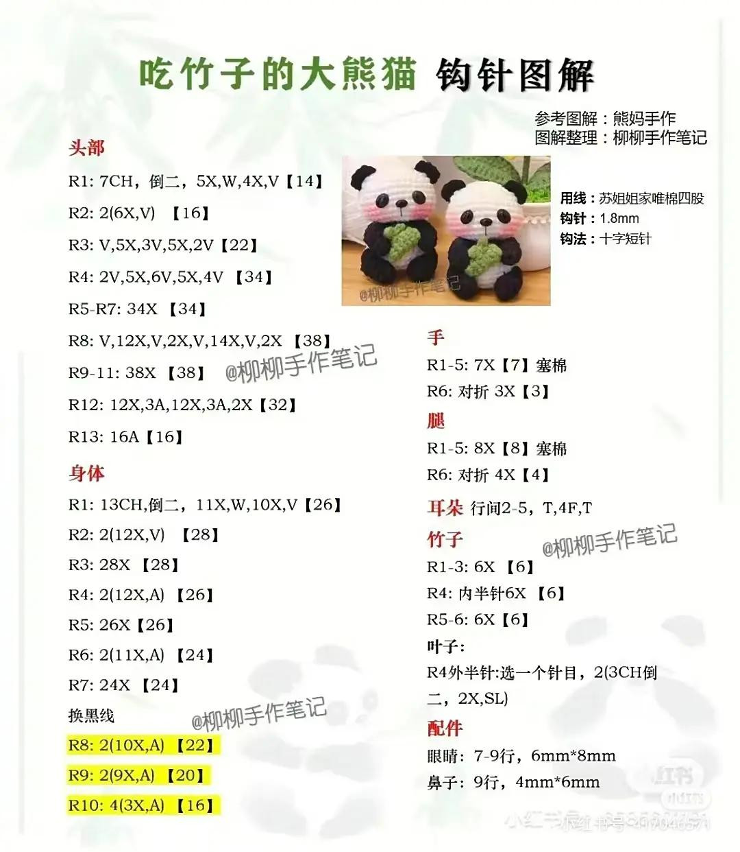 Crochet Patterns for Dog Flower Pot and Graduation Amigurumi Dolls with Handwritten Charts