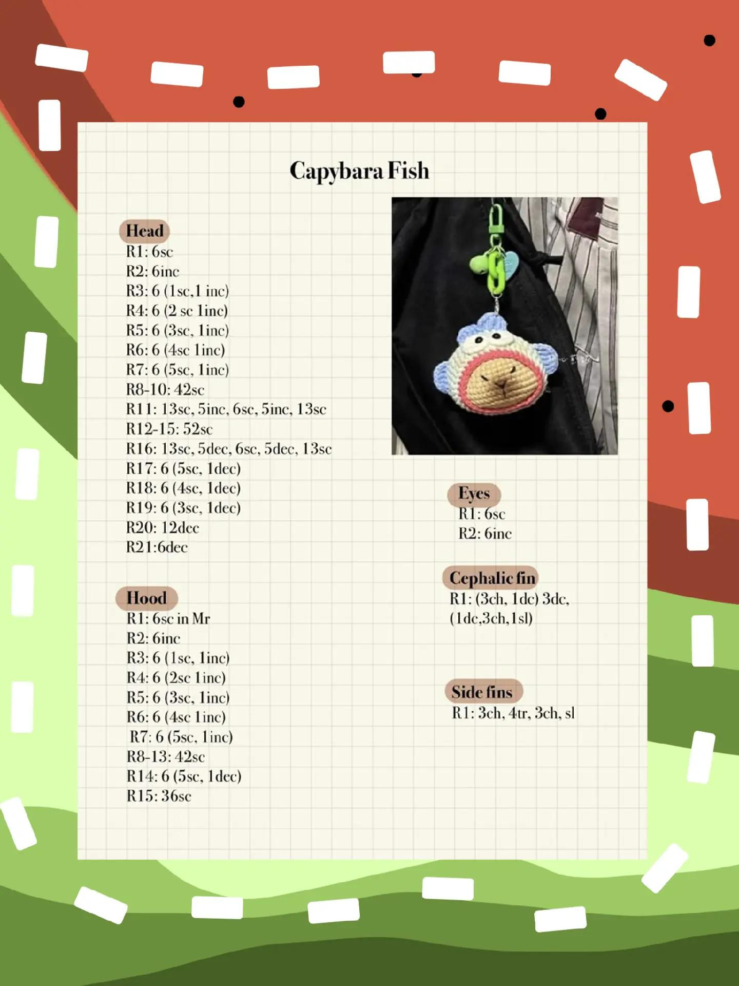 Crochet Patterns for PomPomPurin, Niguiri Shrimp, Banana, Peas in a Pod and Boba Tea