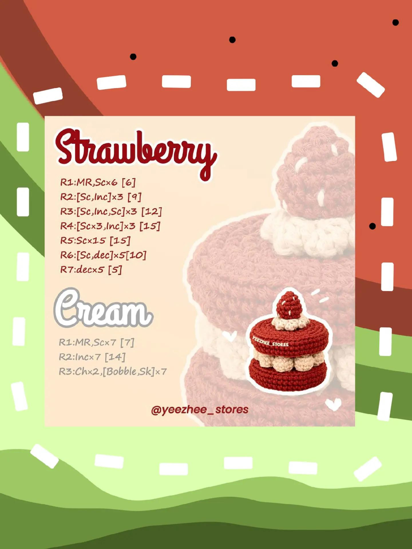 Crochet Patterns for PomPomPurin, Niguiri Shrimp, Banana, Peas in a Pod and Boba Tea