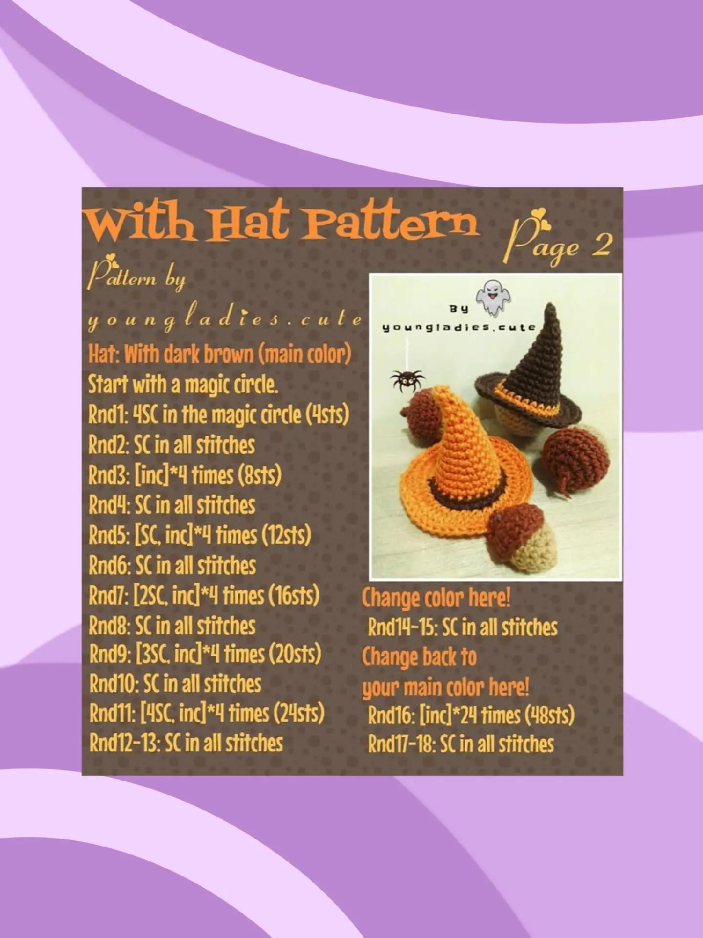 Crochet Patterns: Hat, Raspberry & Top Bread