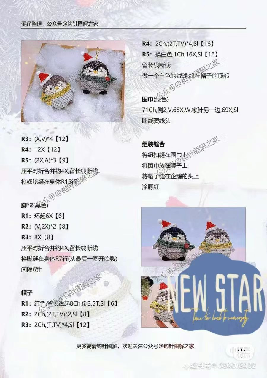 Crochet Penguin and Frog Hat Amigurumi Patterns