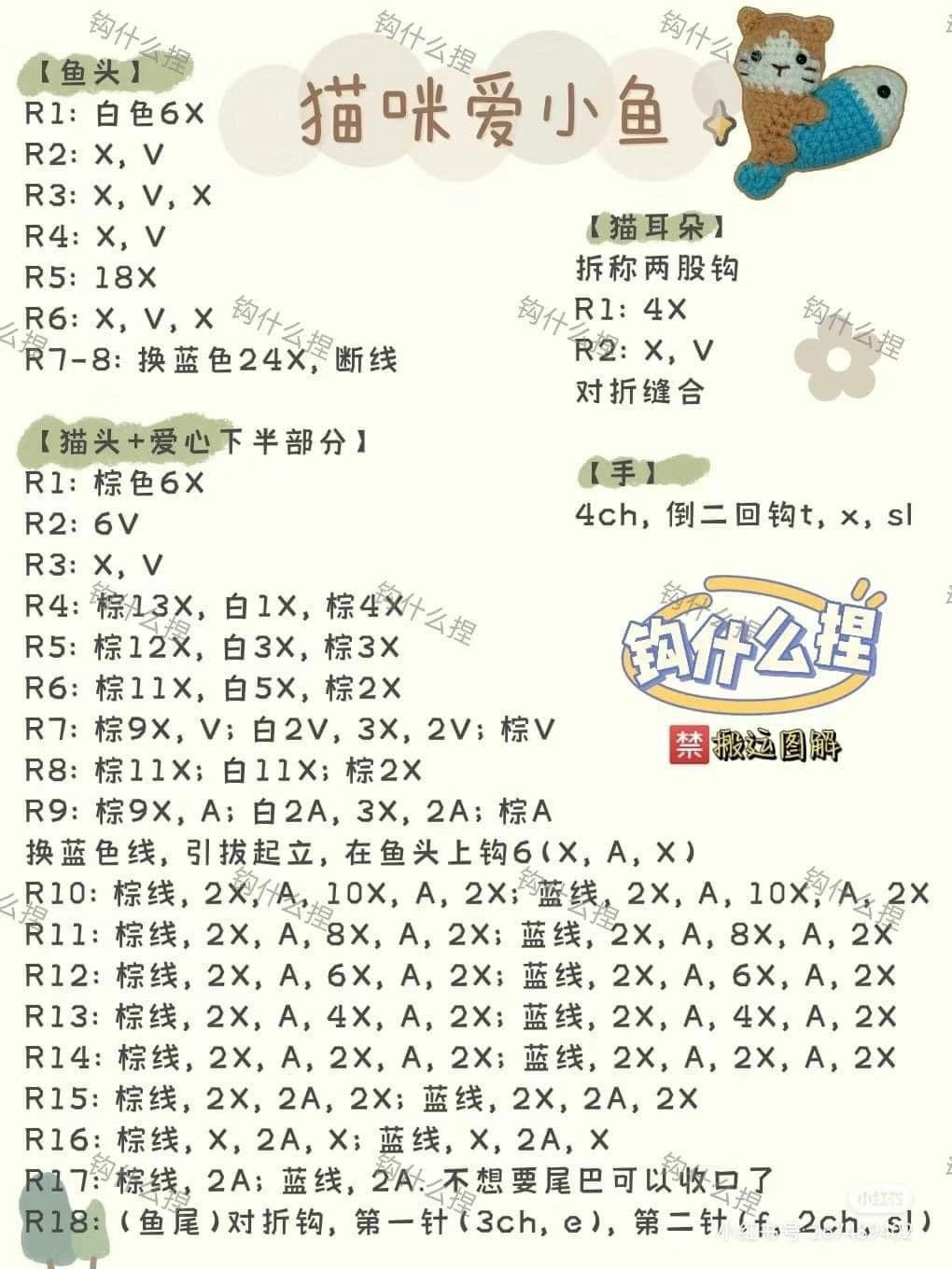 Crochet Pig and Cabbage Doll Pattern