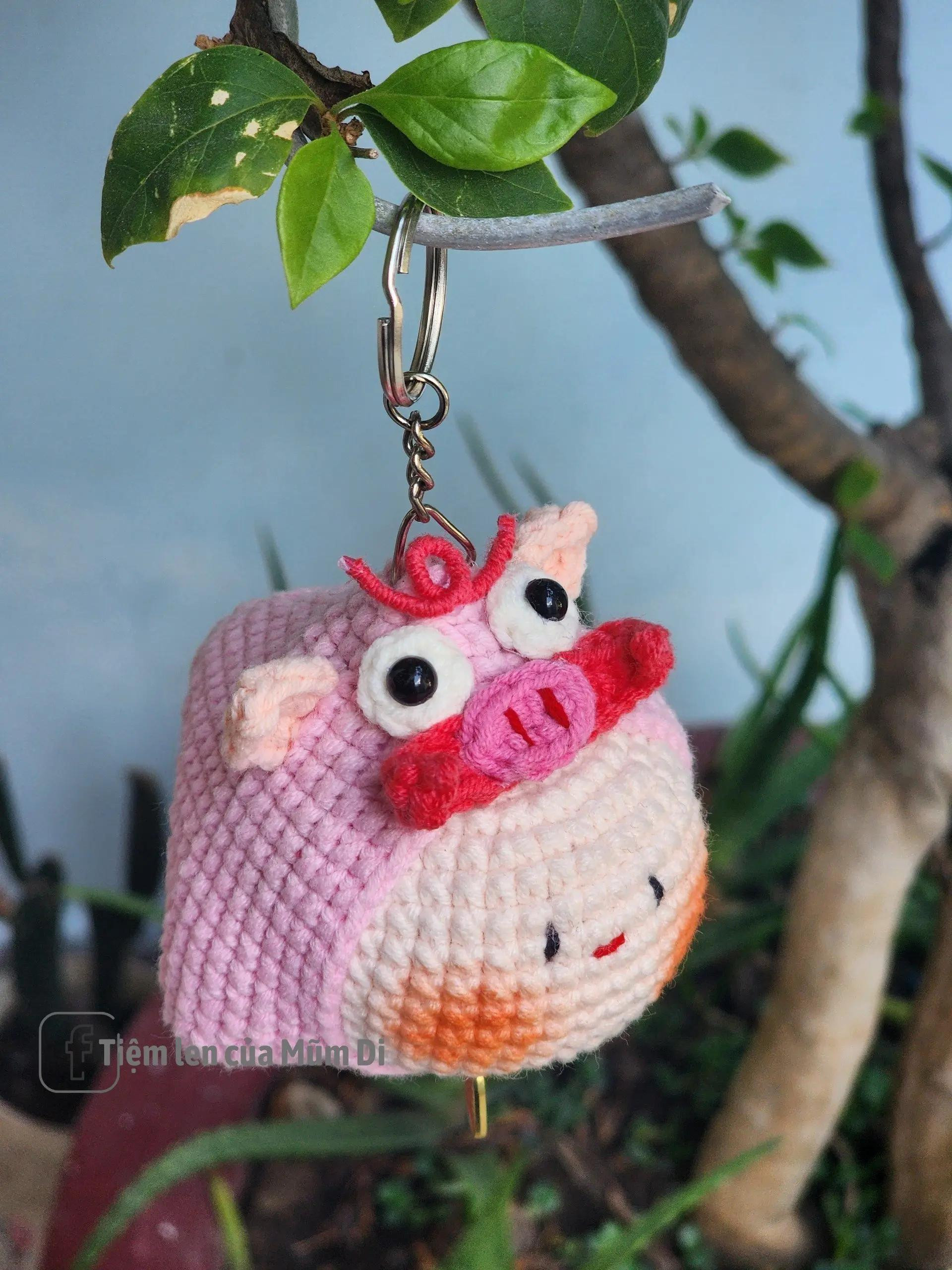 Crochet Pig Zongzi Amigurumi Chart Pattern