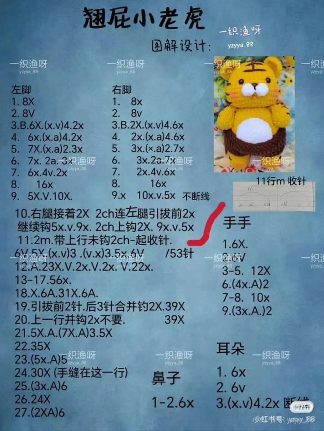 Crochet Piggy Pattern: Cute White Pig Amigurumi Chart with Dress