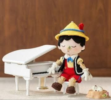 Crochet Pinocchio Marionette Doll Pattern