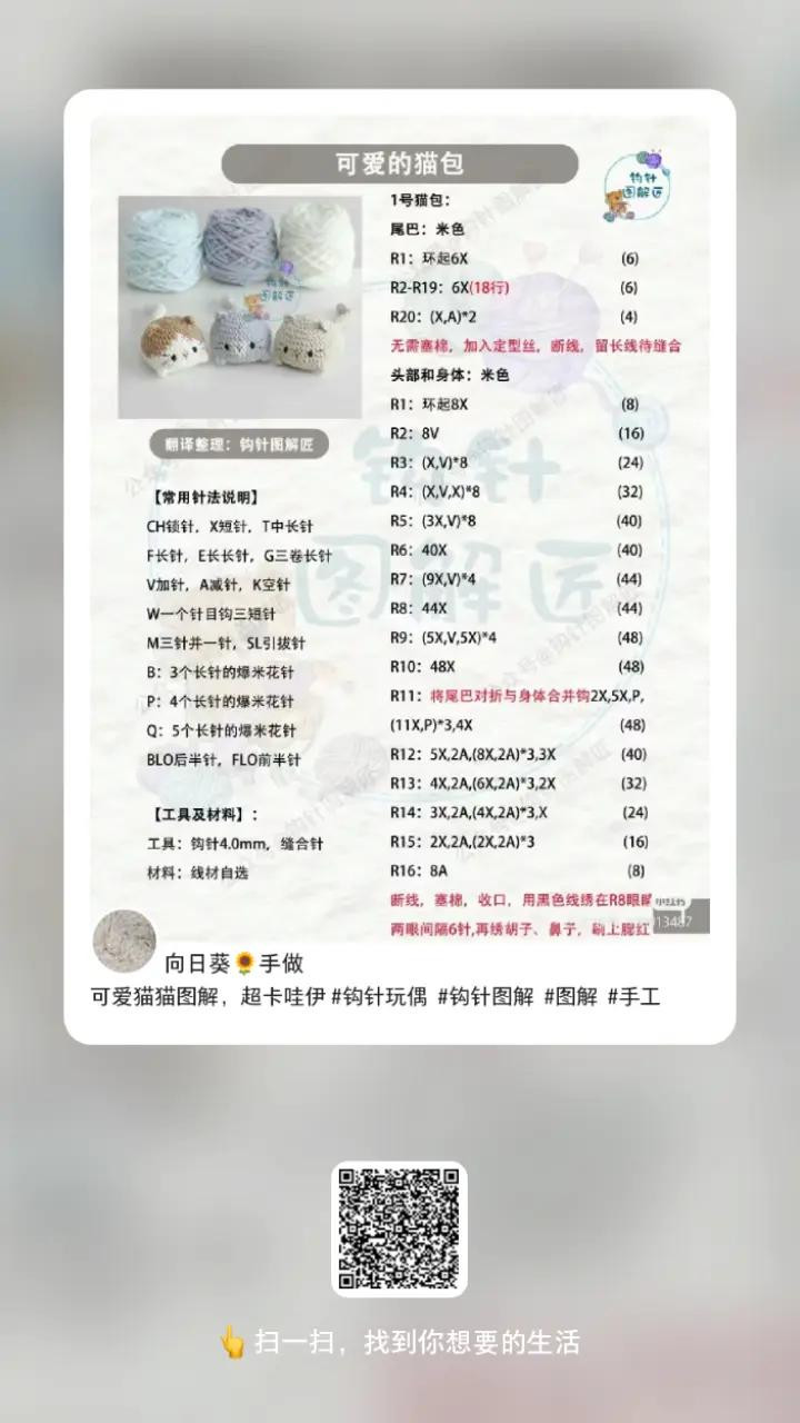 Crochet Pirate Mushroom, Frog Keychain and Cat Bag Amigurumi Patterns