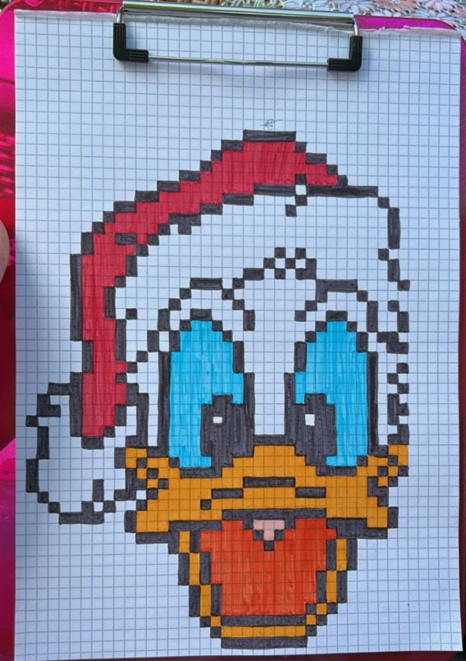 Crochet Pixel Charts for Minnie Mouse, Mickey Mouse, Mario, and Unicorn