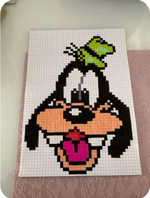 Crochet Pixel Charts for Minnie Mouse, Mickey Mouse, Mario, and Unicorn