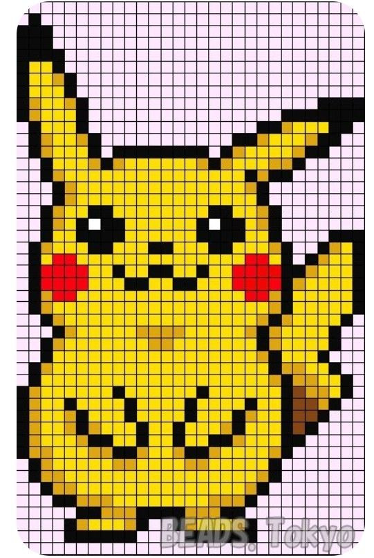 Crochet Pixel Charts for Minnie Mouse, Mickey Mouse, Mario, and Unicorn