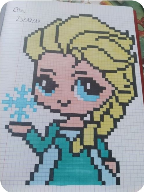 Crochet Pixel Charts for Minnie Mouse, Mickey Mouse, Mario, and Unicorn