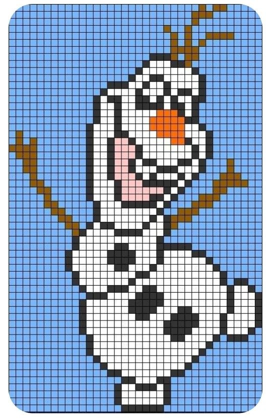 Crochet Pixel Charts for Minnie Mouse, Mickey Mouse, Mario, and Unicorn