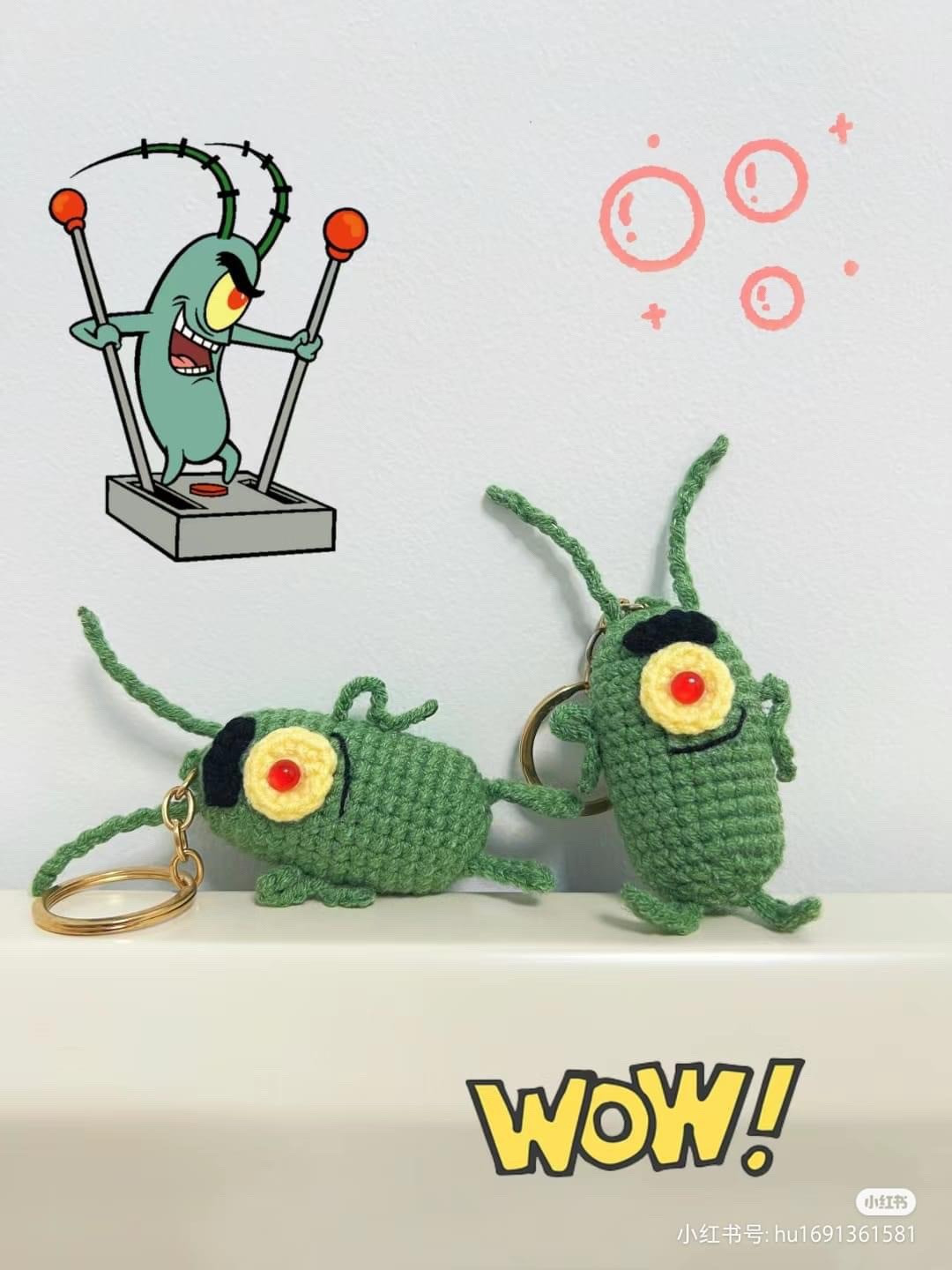 Crochet Plankton Amigurumi Doll Pattern