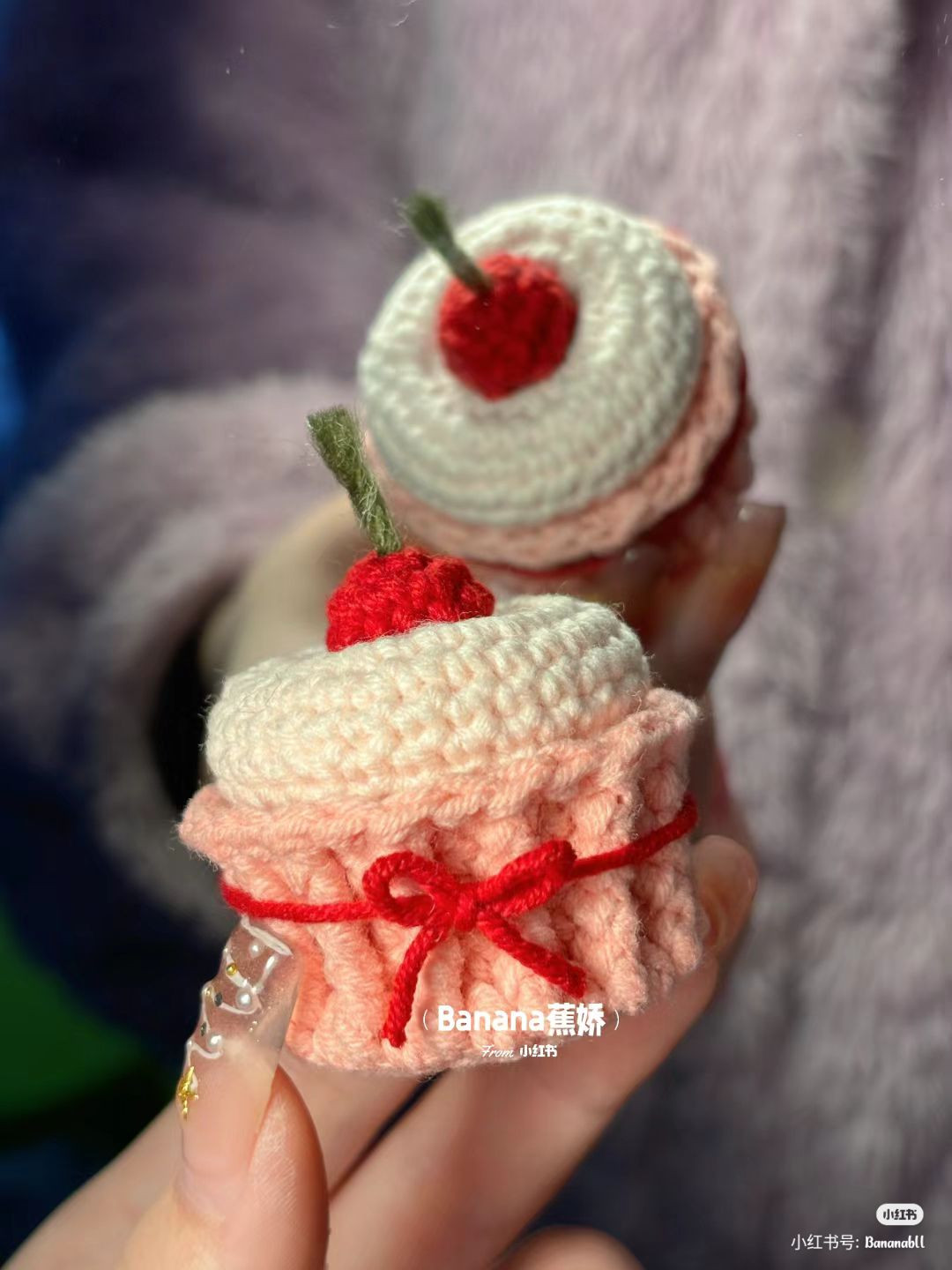 Crochet Pochacco and Cherry Cupcake Storage Box Patterns