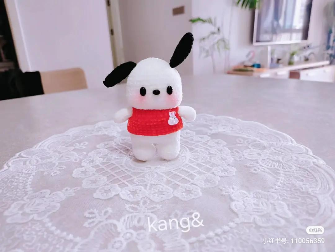 Crochet Pochacco Dog Doll Pattern Tutorial