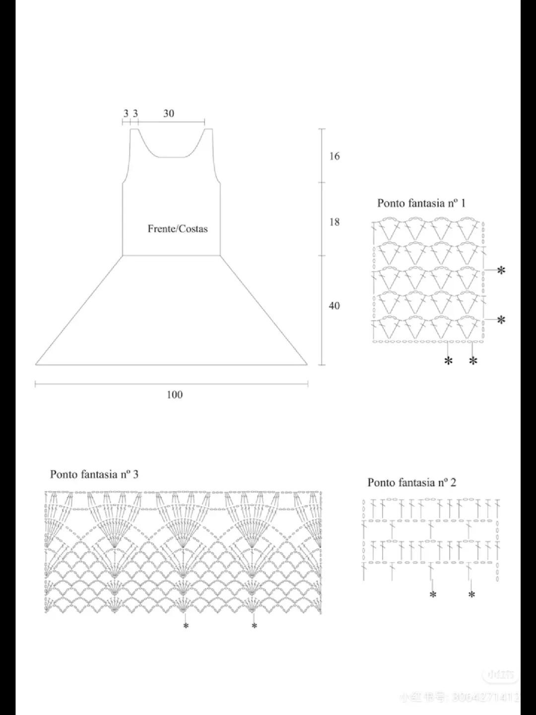 Crochet Poncho Cardigan Pattern: Detailed Chart and Instructions for Yellow Fuga Yarn