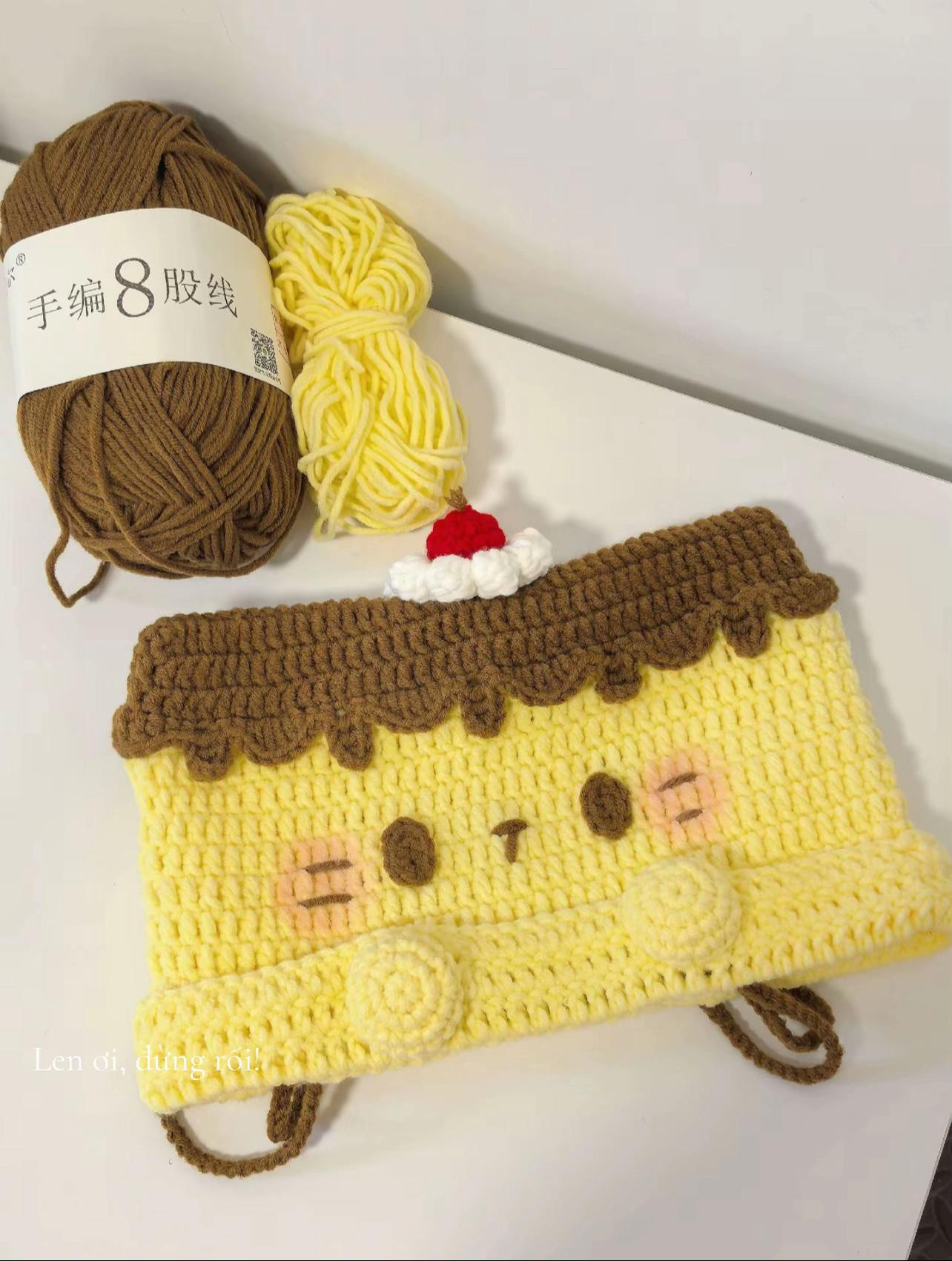 Crochet Pudding Hat and Bag Pattern Chart