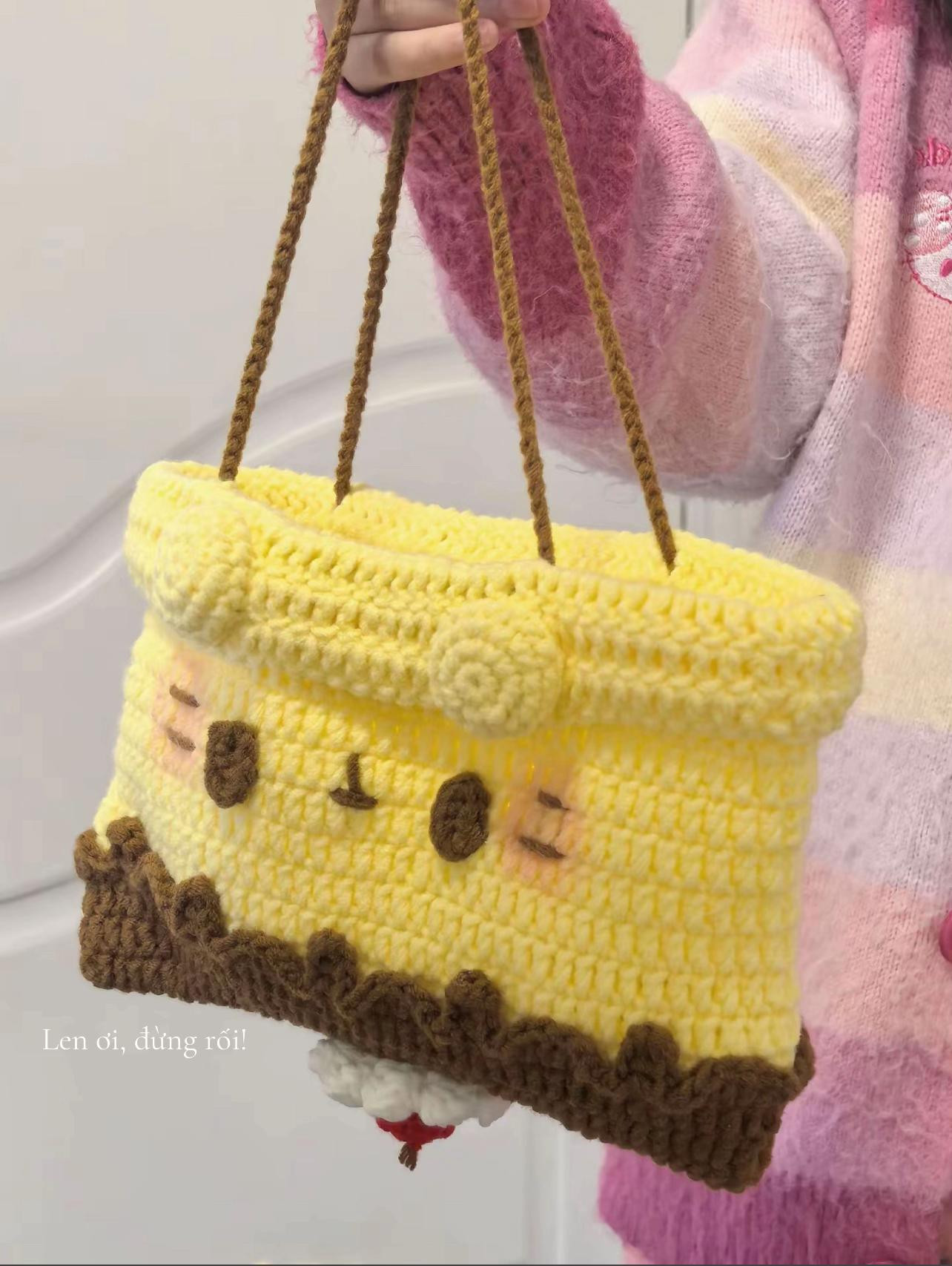 Crochet Pudding Hat and Bag Pattern Chart