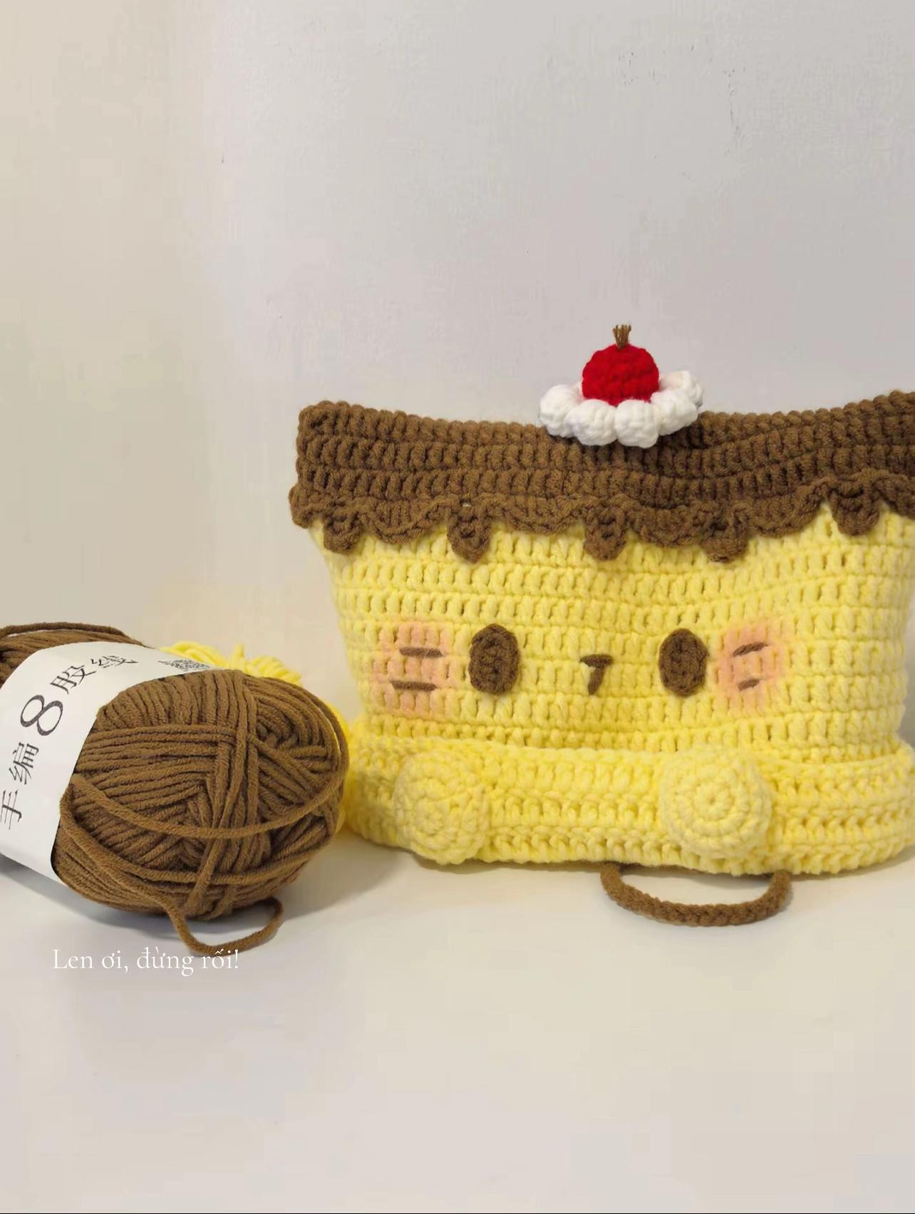 Crochet Pudding Hat and Bag Pattern Chart