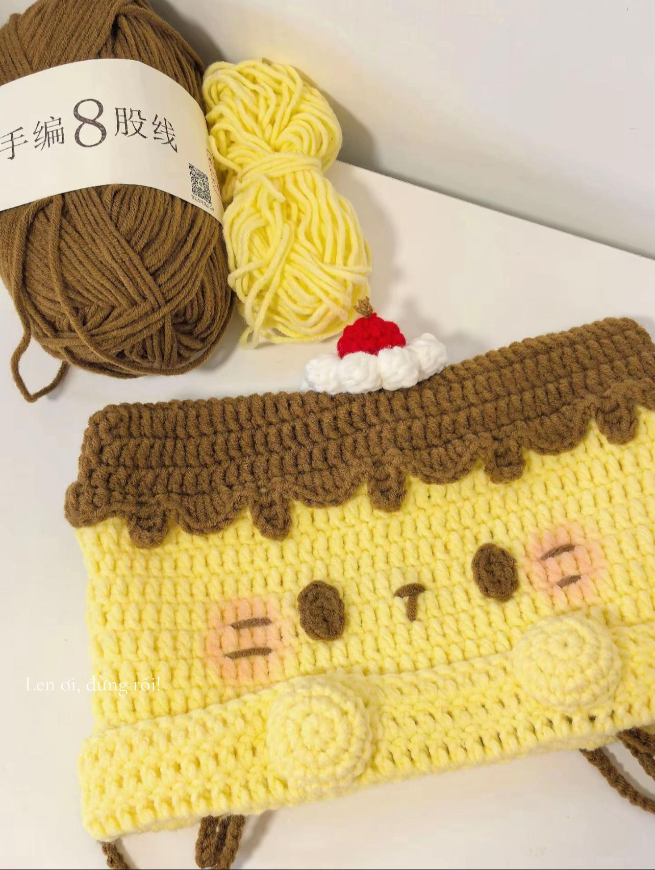 Crochet Pudding Hat and Bag Pattern Chart
