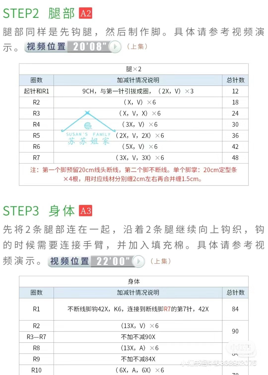 Crochet Pumpkin Bear Doll Pattern Chart