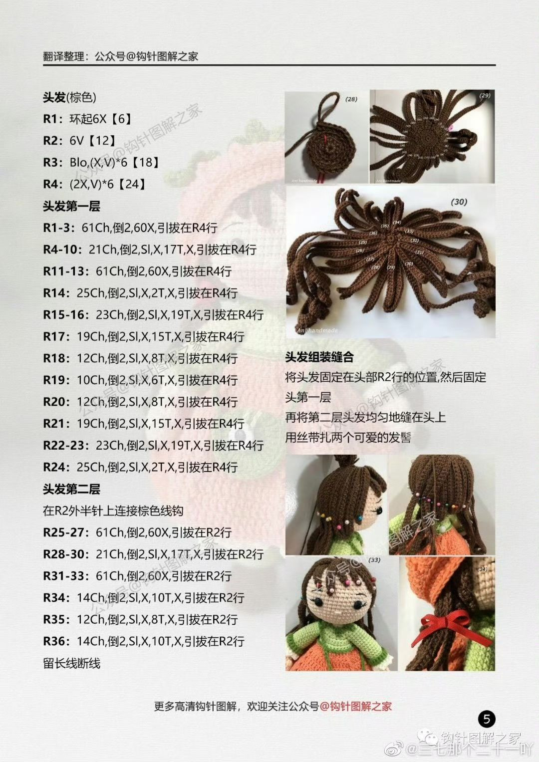 Crochet Pumpkin Girl Doll Pattern